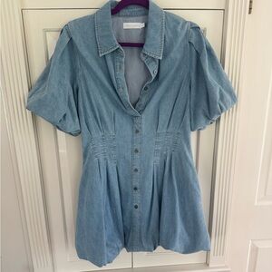 Jonathan Simkhai Light Blue Denim Dress